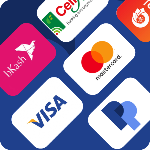 Safe and Secure Payments with PayPal, bKash, Nagad, Visa, Mastercard, UPI, Card Payments, and Internet Banking – QuickGPL