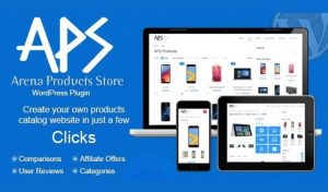 Arena Products Store - WordPress Plugin by WebStudio55 | CodeCanyon high-quality product showcase image