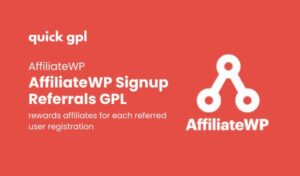 AffiliateWP Signup Referrals – 100% original GPL WordPress addon to reward user registrations