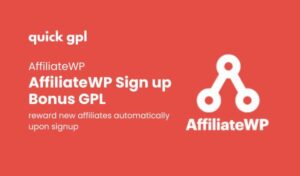 AffiliateWP Sign Up Bonus Add-On – reward new affiliates instantly, 100% original GPL WordPress plugin