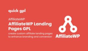 AffiliateWP Landing Pages – 100% original GPL WordPress plugin for affiliate-specific pages - QuickGPL