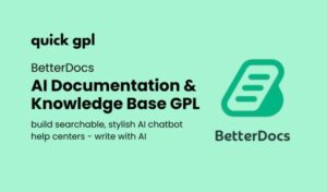 BetterDocs Pro – 100% original GPL WordPress plugin for advanced documentation - Quickgpl