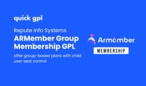 ARMember Group/Umbrella Addon – manage group memberships with 100% original GPL WordPress plugin - QuickGPL