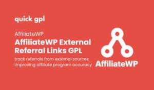AffiliateWP External Referral Links Add-On – track external referrals accurately with 100% original GPL WordPress plugin