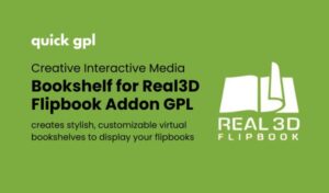 Bookshelf Addon for Real3D Flipbook – 100% original GPL WordPress plugin to display flipbooks on virtual shelves - QuickGPL