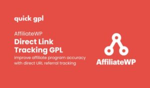 AffiliateWP Direct Link Tracking – 100% original GPL WordPress plugin for accurate affiliate referral tracking - Quickgpl