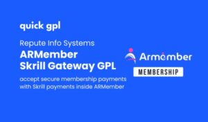 ARMember Skrill payment gateway – 100% original GPL WordPress addon (QuickGPL)