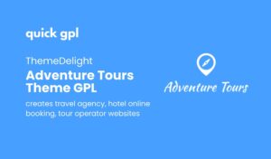Adventure Tours – WordPress Tour/Travel Theme GPL – QuickGPL