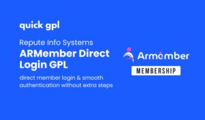 ARMember Direct Login – 100% original GPL WordPress plugin for member login automation (QuickGPL)