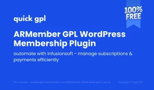 ARMember GPL – WordPress Membership Plugin | QuickGPL